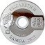 Samoa 1 Dollar (Koi Fish. Fortune) ELIZABETH II IRB 福 1 DOLLAR SAMOA 2022 coin obverse