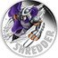 Tuvalu 1 Dollar Teenage Mutant Ninja Turtles. Shredder 2024 Proof LB P SHREDDER © 2024 VIACOM OVERSEAS HOLDING C.V. coin reverse