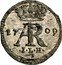 Poland 1 Halerz (1/18 Grosza) (August II the Strong) AR 17 09 I L H coin obverse