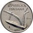 Italy 10 Lire (Plough. Pattern) KM# Pr80 REPVBBLICA ITALIANA PROVA R 1951 coin obverse