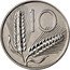 Italy 10 Lire (Plough. Pattern) KM# Pr80 10 ROMAGNOLI coin reverse