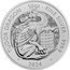 UK 10 Pounds (The Royal Tudor Beasts. The Tudor Dragon) TUDOR DRAGON 10 OZ FINE SILVER 999.9 2024 coin reverse