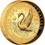 Australia 100 Dollars (Australian Swan. High Relief) AH P125 AUSTRALIAN GOLD SWAN 2024 1 OZ 9999 coin reverse