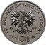 Poland 100 Zlotych Queen Jadwiga. Trial Strike 1988 MW POLSKA RZECZPOSPOLITA LUDOWA 19 88 MW ZŁ 100 ZŁ coin obverse