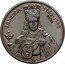 Poland 100 Zlotych Queen Jadwiga. Trial Strike 1988 MW JADWIGA 1384-1399 PRÓBA coin reverse