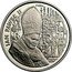 Poland 100000 Zlotych Pope John Paul II. Trial Strike 1991 MW Proof JAN PAWEŁ II PRÓBA coin reverse