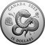 Canada 15 Dollars Lunar Year of the Snake 2025 CANADA 2025 15 DOLLARS JP 蛇 coin reverse