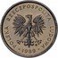 Poland 2 Zlote Circulation Coin. Trial Strike 1989 MW POLSKA RZECZPOSPOLITA LUDOWA MW 1989 coin obverse