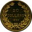 Canada 20 Dollars British Columbia. Pattern 1862  20 DOLLARS 1862 KUNER A. coin reverse