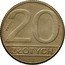 Poland 20 Zlotych (Circulation Coin. Trial Strike) PRÓBA 20 ZŁOTYCH coin reverse