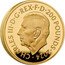 UK 200 Pounds (The Waterloo Medal Allied Leaders) CHARLES III D G REX F D 200 POUNDS 2024 MJ coin obverse