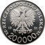 Poland 200000 Zlotych (XVI Winter Olympics in Albertville. Trial Strike) RZECZPOSPOLITA POLSKA 19 91 MW ZŁ 200000 ZŁ coin obverse
