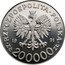 Poland 200000 Zlotych (XXV Olympics Games in Barcelona. Sailboats. Trial Strike) RZECZPOSPOLITA POLSKA 19 91 MW ZŁ 200000 ZŁ coin obverse