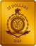 Niue 25 Dollars Harry Potter. Golden Snitch 2024  Proof 25 DOLLARS PUBLIC SEAL OF NIUE ATUA NIUE TUKULAGI 2024 coin obverse