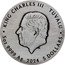Tuvalu 5 Dollars (Dragon and the Five Elements) KING CHARLES III TUVALU JC 5OZ 9999 AG 2024 5 DOLLARS coin obverse