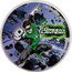 Samoa 5 Dollars (Green Lantern. Colored) 1 OZ FINE SILVER .999 © & TM DC (S22) GREEN LANTERN coin reverse