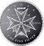 Malta 5 Euro (Maltese Cross. Bullion) MALTA 2024 9999 9999 1 OZ FINE SILVER coin reverse
