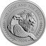 UK 5 Pounds The British Lion and The American Eagle. Privy Bell. Frosted 2024 THE LION AND THE EAGLE 2024 JM coin reverse