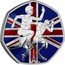 UK 50 Pence Team GB and Paralympics. Colored 2024 CT coin reverse