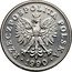 Poland 50 Zlotych (Circulation Coin. Trial Strike) RZECZPOSPOLITA POLSKA MW 1990 coin obverse