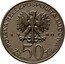 Poland 50 Zlotych Kazimierz I Odnowiciel. Trial Strike 1980 MW POLSKA RZECZPOSPOLITA LUDOWA 19 80 MW ZŁ 50 ZŁ coin obverse