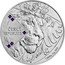 Niue 80 Dollars (Charles III. Czech Lion with Amethysts) ČESKÁ REPUBLIKA 1000G AG 999 CM coin reverse