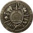 Niue Five Dollars Geronimo 2024  LEGENDARY WARRIORS PUBLIC SEAL OF NIUE ATUA NIUE TUKULAGI FINE SILVER 2024 FIVE DOLLARS 2.OZ 999 coin obverse