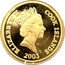 Cook Islands Four Dollars (Tiger) ELIZABETH II COOK ISLANDS RDM 2003 coin obverse