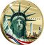Samoa Half Dollar (Statue of Liberty) STATUE OF LIBERTY coin reverse