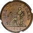 Canada One Penny (Thomas Halliday. Token) ONE PENNY TOKEN 1812 coin reverse