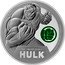 Niue Ten Dollars (Hulk. Green Fist) THE INCREDIBLE HULK 3 OZ 999 FINE SILVER ©MARVEL coin reverse