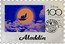 Niue Two Dollars Aladdin. Postcard 2023  Proof DISNEY 100 YEARS OF WONDER THE WALT DISNEY OCTOBER 16.1926 COMPANY ALADDIN coin reverse