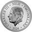 Niue Two Dollars Charles III. Rapunzel 2024  Proof CHARLES III NIUE TWO DOLLARS JC 2024 coin obverse