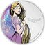 Niue Two Dollars Charles III. Rapunzel 2024  Proof RAPUNZEL 1 OZ 999 FINE SILVER © DISNEY coin reverse