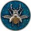 Niue Two Dollars (Punk Art. Mechanical Beetle)  coin reverse
