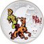 Niue Two Dollars (Ruh Roh!) RUH ROH! 1 OZ 999 FINE SILVER SCOOBY-DOO AND ALL RELATED CHARACTERS AND ELEMENTS © & TM HB. (S24) coin reverse