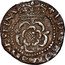 UK 1/2 Groat (James I 3rd Coinage. Smaller Crown. No Stops on Reverse) I. D. G ROSA SINE SPINA coin obverse