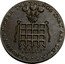 UK 1/2 Penny (Middlesex. William Williams) RENDER TO CESAR THE THINGS THAT ARE CESAR'S coin obverse