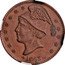 USA 1 Cent (Civil War Merchant. Fred Loeffler. Grocer Massillon. OH) 1863 coin reverse