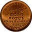 USA 1 Cent (Civil War Merchant Token. B.B. Armstrong, Black Bear Hotel Cincinnati. OH) B.B. ARMSTONG BLACK BEAR HOTEL 9' & SYCAMORE STS. CINCINNATI coin obverse