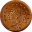 USA 1 Cent (Civil War Merchant Token. B.B. Armstrong, Black Bear Hotel Cincinnati. OH) LIBERTY 1863 coin reverse