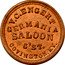 USA 1 Cent (Civil War Merchant Token. V.C. Engert. Saloon Covington. Kentucky) V.C. ENGERT GERMANIA SALOON C'ST. COVINGTON, KY. coin obverse