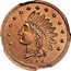 USA 1 Cent (Civil War Merchant Token. Yankee Smith's Saloon Detroit. Michigan) LIBERTY 1864 coin reverse
