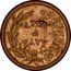 USA 1 Cent (Civil War Patriotic Token. Canon Army and Navy) ARMY & NAVY coin reverse
