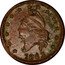 USA 1 Cent (Civil War Patriotic Token. Liberty Head Left Army and Navy) 1863 coin obverse