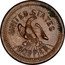 USA 1 Cent (Civil War Patriotic Token. United States Copper) UNITED STATES COPPER coin reverse