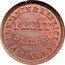 USA 1 Cent (Civil War Token. Benjamin and Herrick Fruit Dealers Albany. NY) BENJAMIN & HERRICK FRUIT DEALERS ALBANY, NY coin obverse