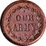 USA 1 Cent (Civil War Token. Liberty. Our Army) OUR ARMY coin reverse