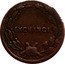 USA 1 Cent Civil War Token. Washington. Military Trophy 1863  EXCHANGE coin reverse