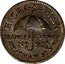 USA 1 Cent (Hard Times Merchant Token. Crossman Umbrellas New York. NY) H. CROSSMAN MANUFACTURER NO 92½ CHATHAM ST. NY. coin reverse